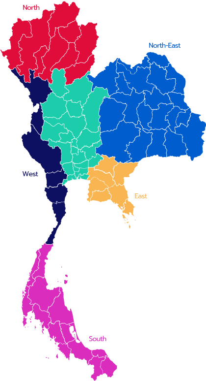 查询泰国77个省的邮编